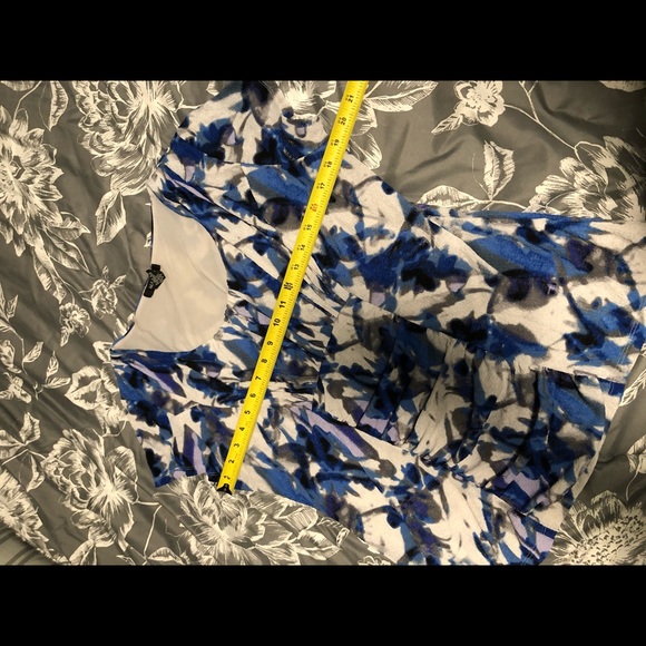 Macy’s Alfani women’s Large round neck ruched top - Picture 7 of 7